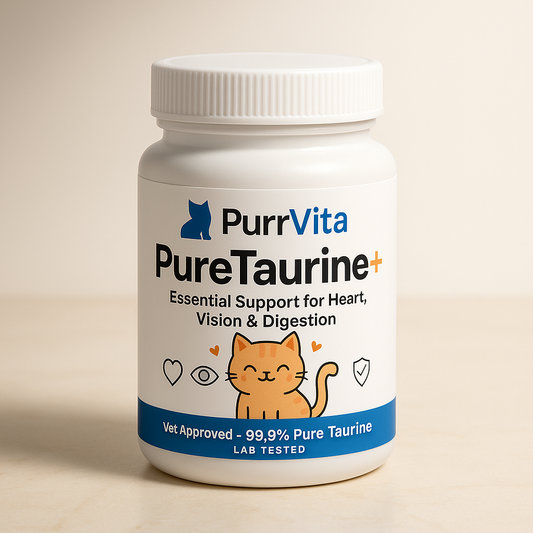 PureTaurine+ frasco — foto de estudio premium